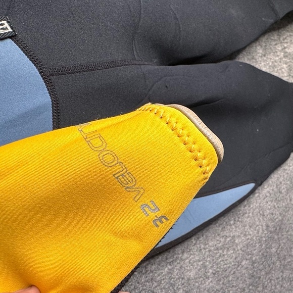 Bare Sports Velocity Wetsuit Womens Full‎ Length Grey Yellow Scuba Snorkel 3/2 - Picture 12 of 13